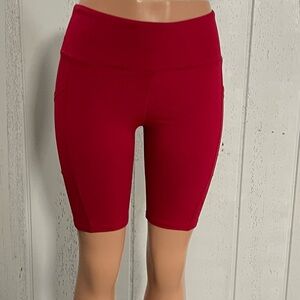 NOVA Sports Los Angeles Women's  Red Bike  Shorts Sz M